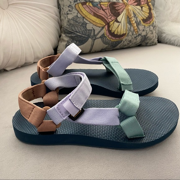Teva | Shoes | Teva Original Universal Sandals Orion Blue Multi 7 | Poshmark